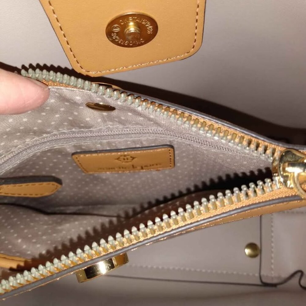 Nanette Lepore Stone Leather Shoulder Bag - Picture 4 of 4